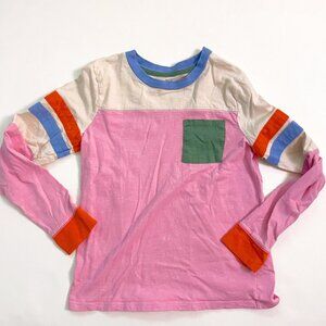 Mini Boden Colorblock Long Sleeve Tee, Size 11/12